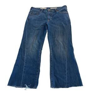Pilcro and‎ the Letterpress High-Rise Flare Cropped Jeans size 31 Petite